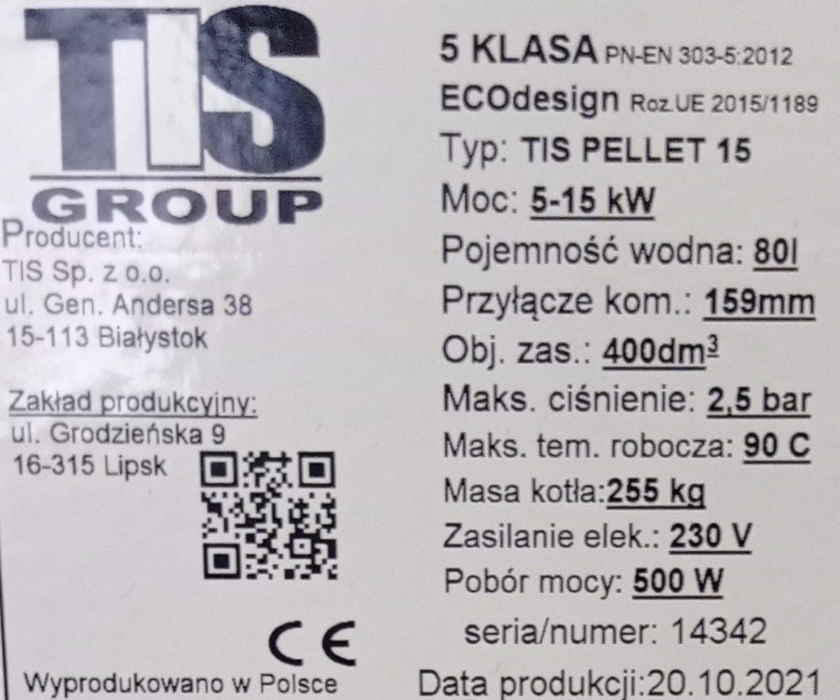 Granulinis katilas TIS PELLET 25kW - Image 4