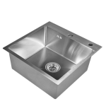 Plautuvė iš nerūdijančio plieno WISENT WGS35050 (50x50 cm) su dozatoriumi