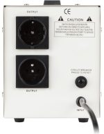 Įtampos stabilizatorius vienos fazės 230Vac 1000VA 3% SER-1000 - Image 2