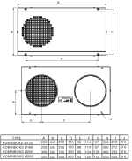 Lauko grotelės COMBI GRID d125 mm juodos sp. - Image 2