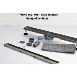 Dušo latakas "VLINE 360Pro" su grotelėmis plytelei įklijuoti 800mm - Image 2
