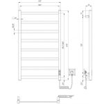 Džiovintuvas elektrinis King Lux 8,  87x53 juodas - Image 2
