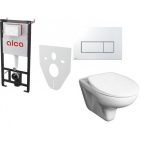 WC potinkinis komplektas su Alca Plast rėmu bei mygtuku ir puodu