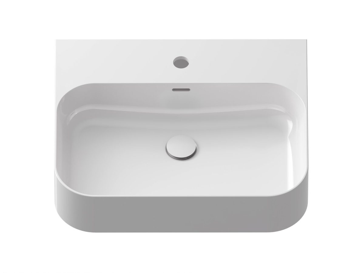 Keraminis praustuvas Ceramic Slim Wall R 55, baltas - Image 4