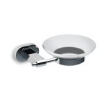 CR 200.00 Laikiklis su muiline (matinis stiklas), chromas