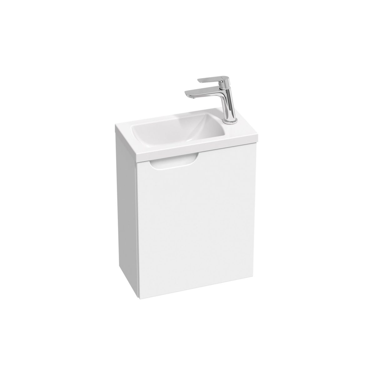 Praustuvas Classic II 40 Mini, tik su skyle maišytuvui, be perpildymo - Image 5