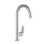 CL 016.00 Praustuvo maišytuvas 393 mm be dugno vožtuvo, su pasukama rankena, chromas