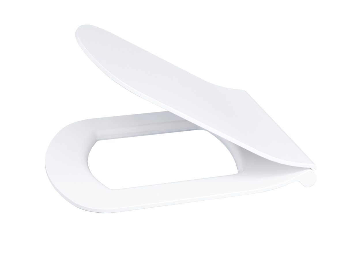 WC unitazo dangtis Classic Slim, baltas - Image 2