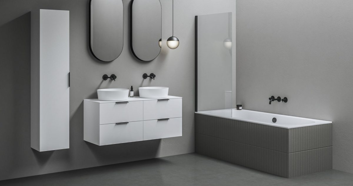 SB Comfort II 35 aukšta spintelė balta - Image 3
