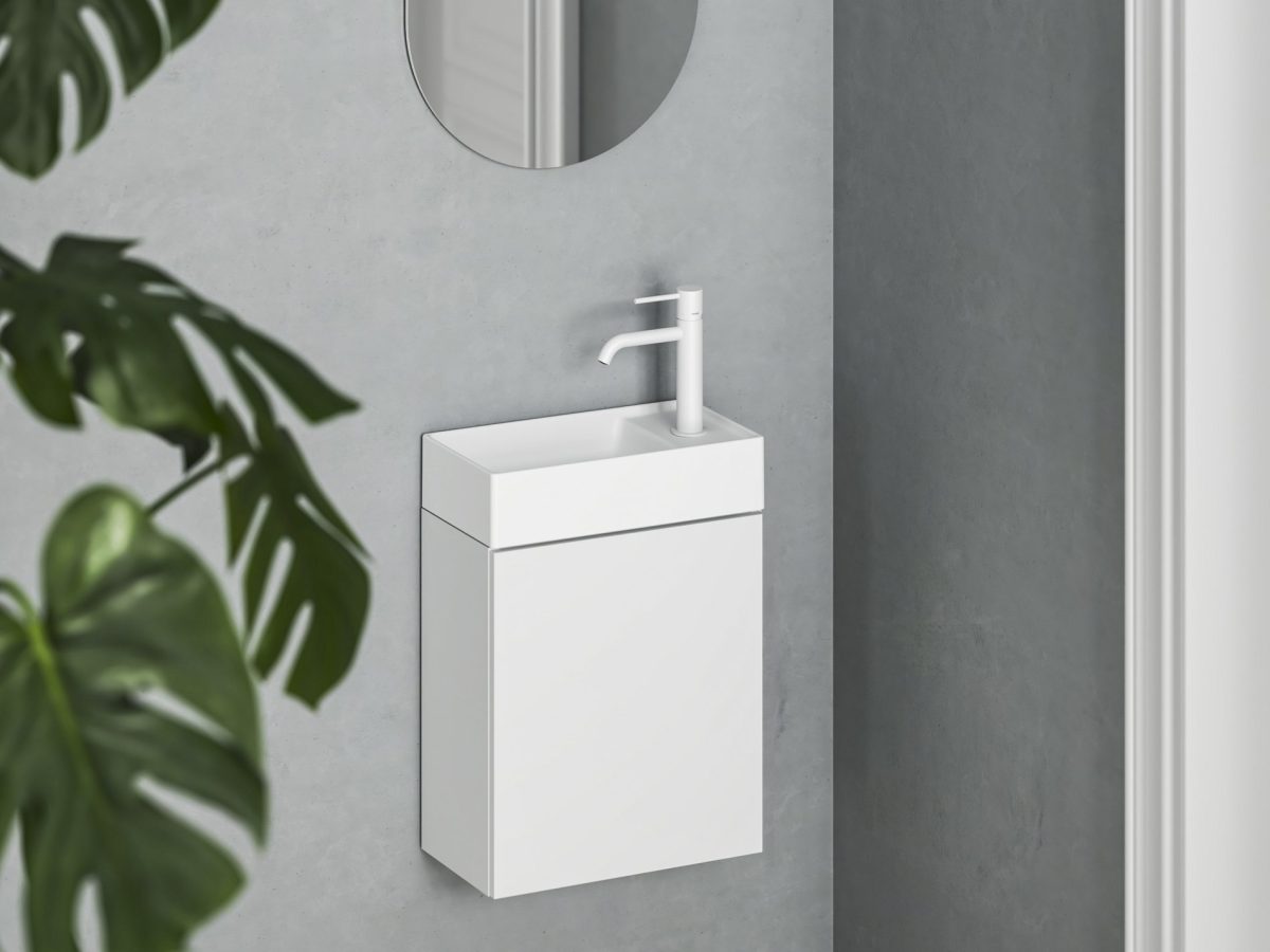 SD Veda 40 spintelė po minipraustuve balta - Image 2