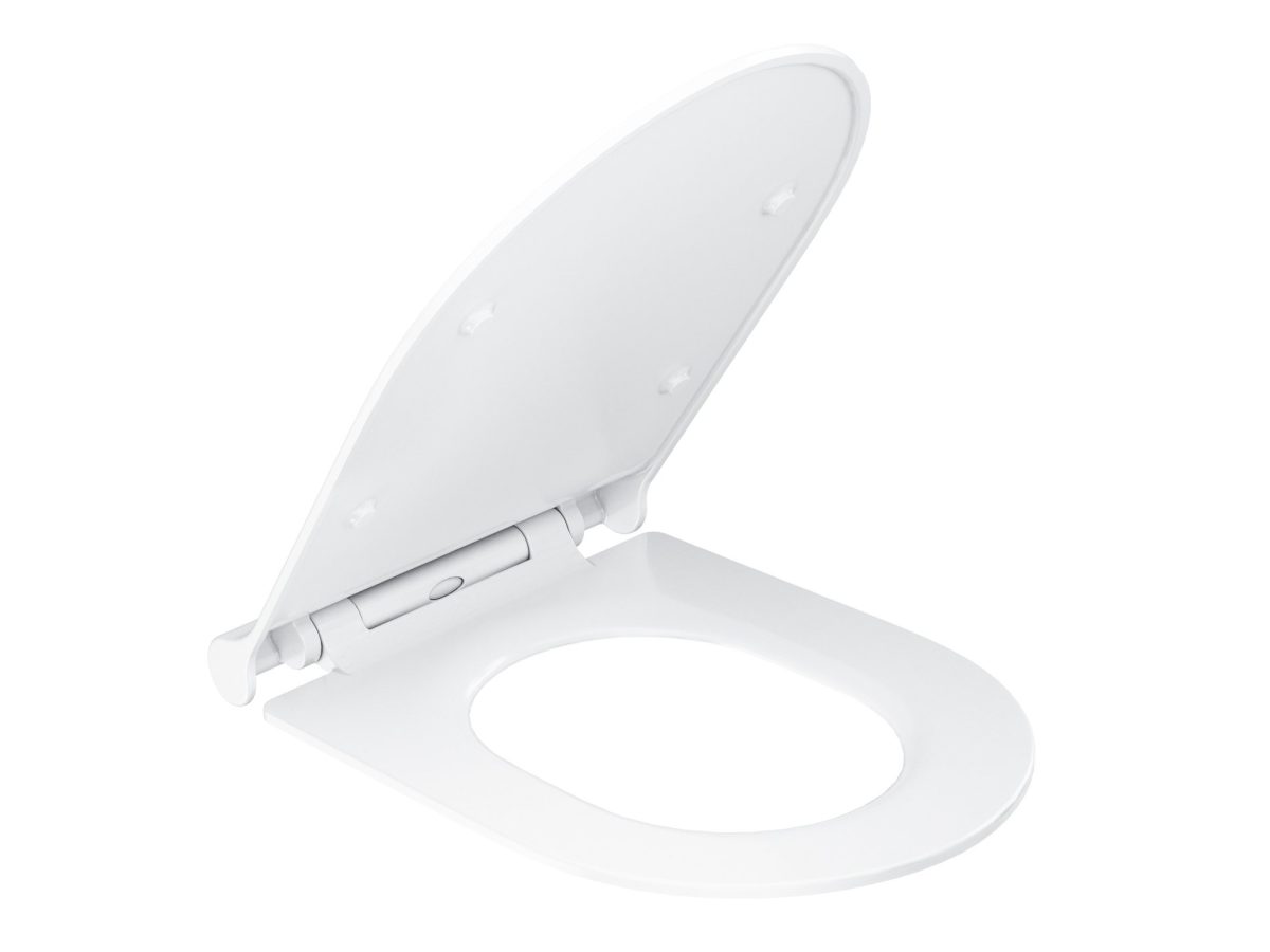 WC unitazo dangtis Uni Chrome Slim, baltas - Image 2