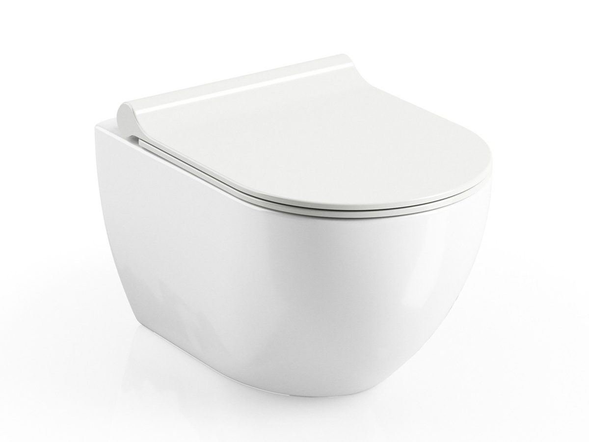 WC unitazo dangtis Uni Chrome Slim, baltas - Image 5