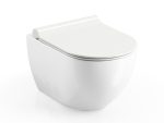 WC unitazo dangtis Uni Chrome Slim, baltas - Image 5