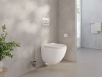WC Chrome AquaSpin set, pakabinamas, baltas