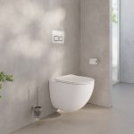 WC Chrome AquaSpin set, pakabinamas, baltas