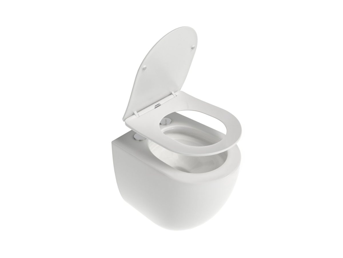 WC Chrome AquaSpin set, pakabinamas, baltas - Image 5