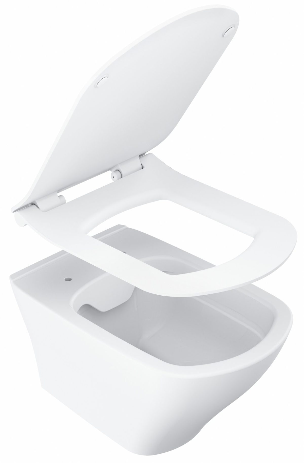 WC Classic RimOff, pakabinamas, baltas - Image 5
