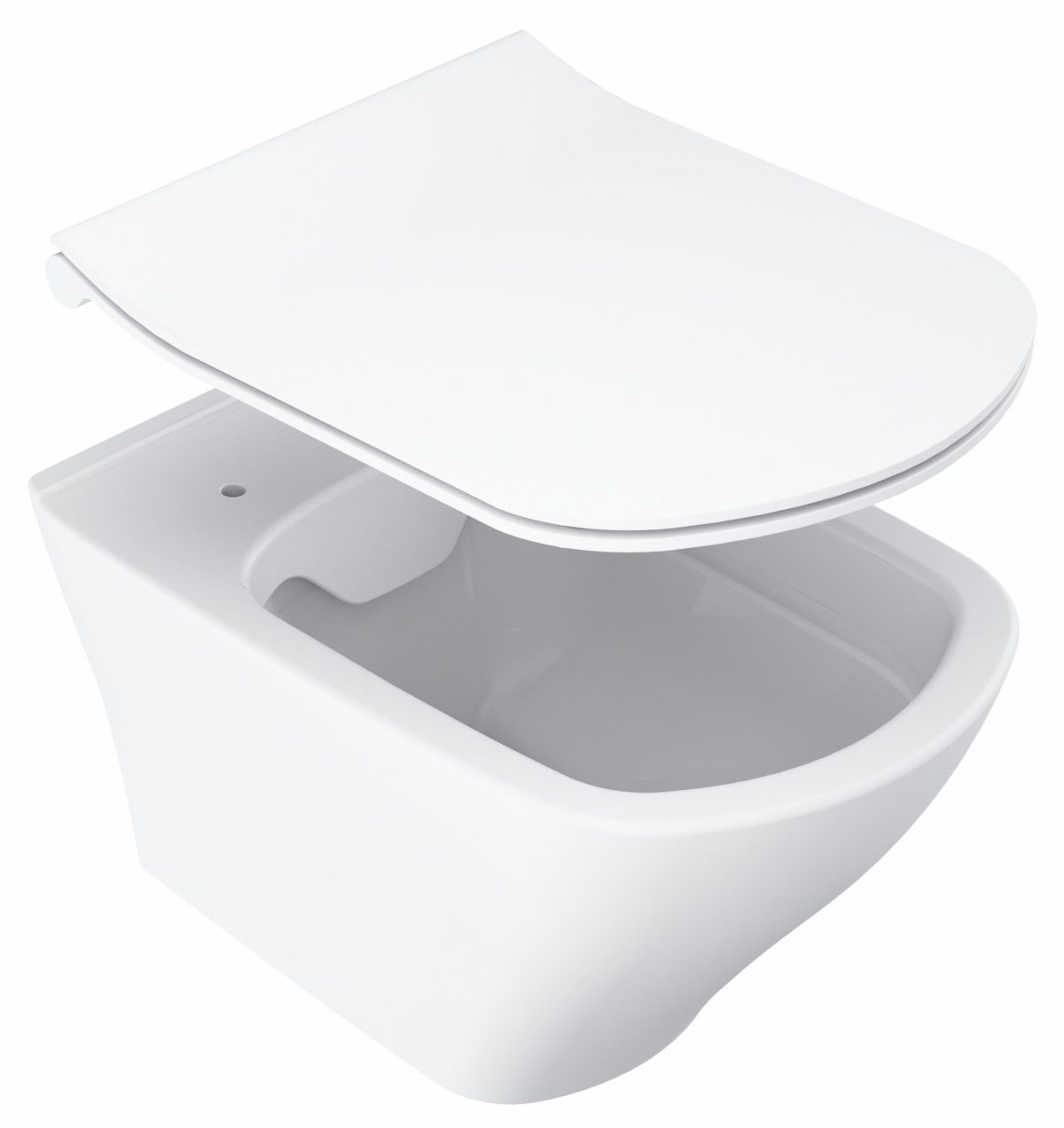 WC Classic RimOff, pakabinamas, baltas - Image 6