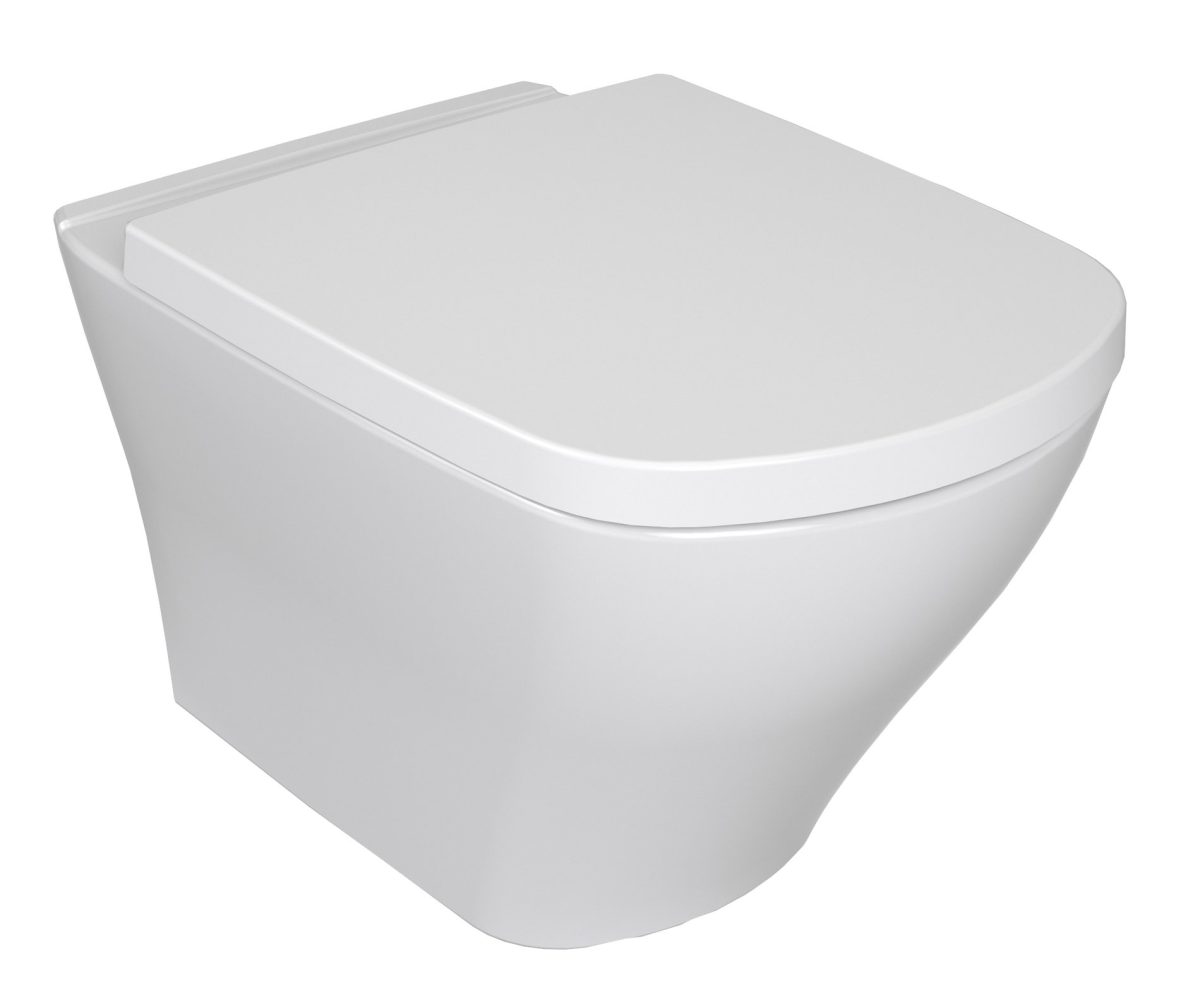 WC Classic RimOff, pakabinamas, baltas - Image 8