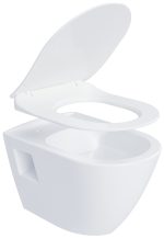 WC Endo RimOff pakabinamas tualetas, balta - Image 5