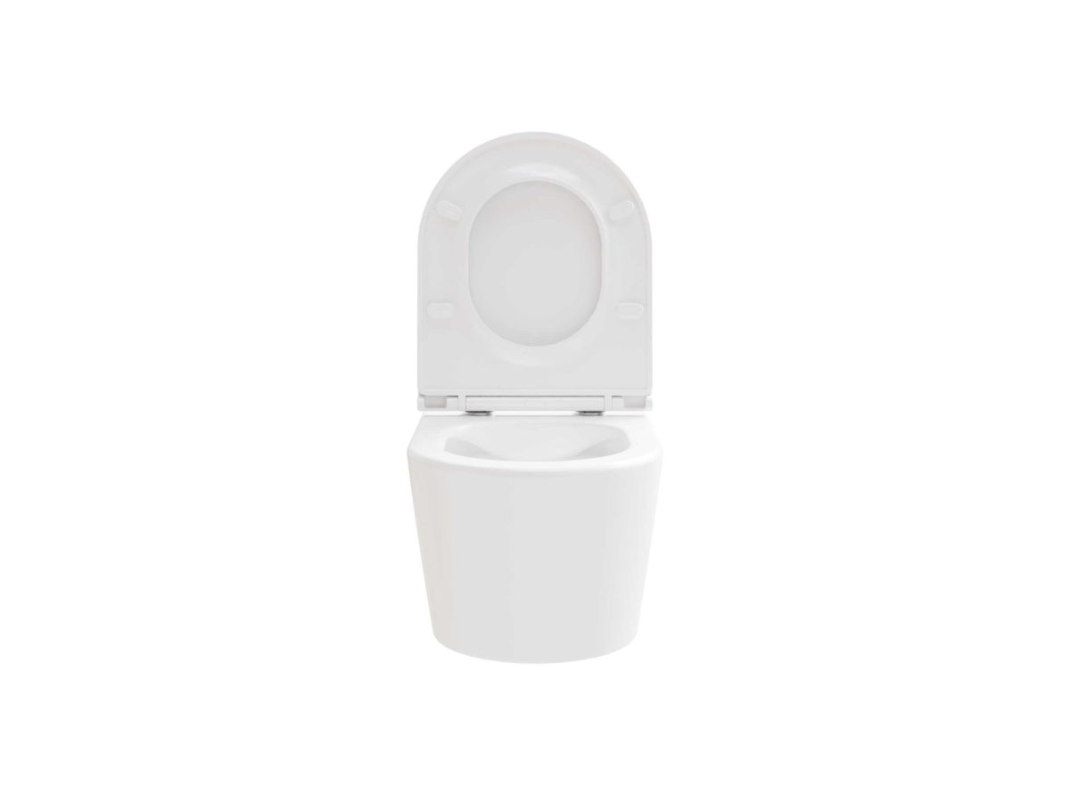 WC Flow RimOff set, pakabinamas ant sienos, baltas - Image 8