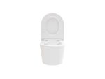 WC Flow RimOff set, pakabinamas ant sienos, baltas - Image 8