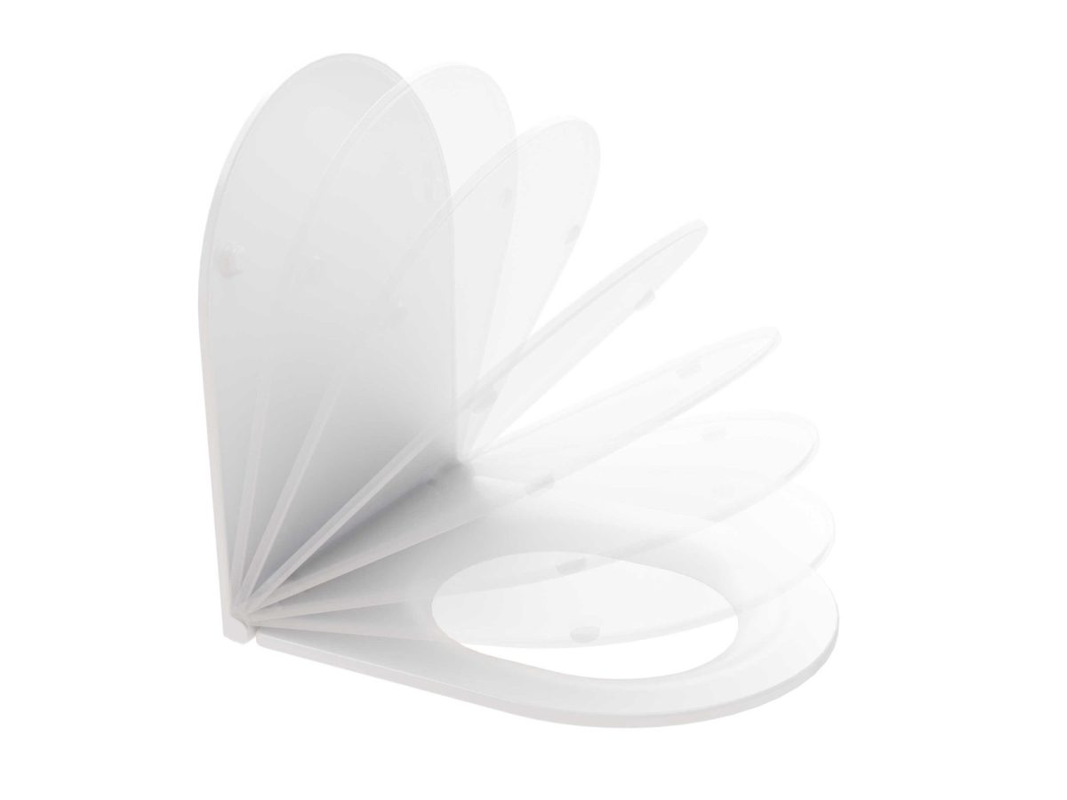 WC Flow RimOff set, pakabinamas ant sienos, baltas - Image 9