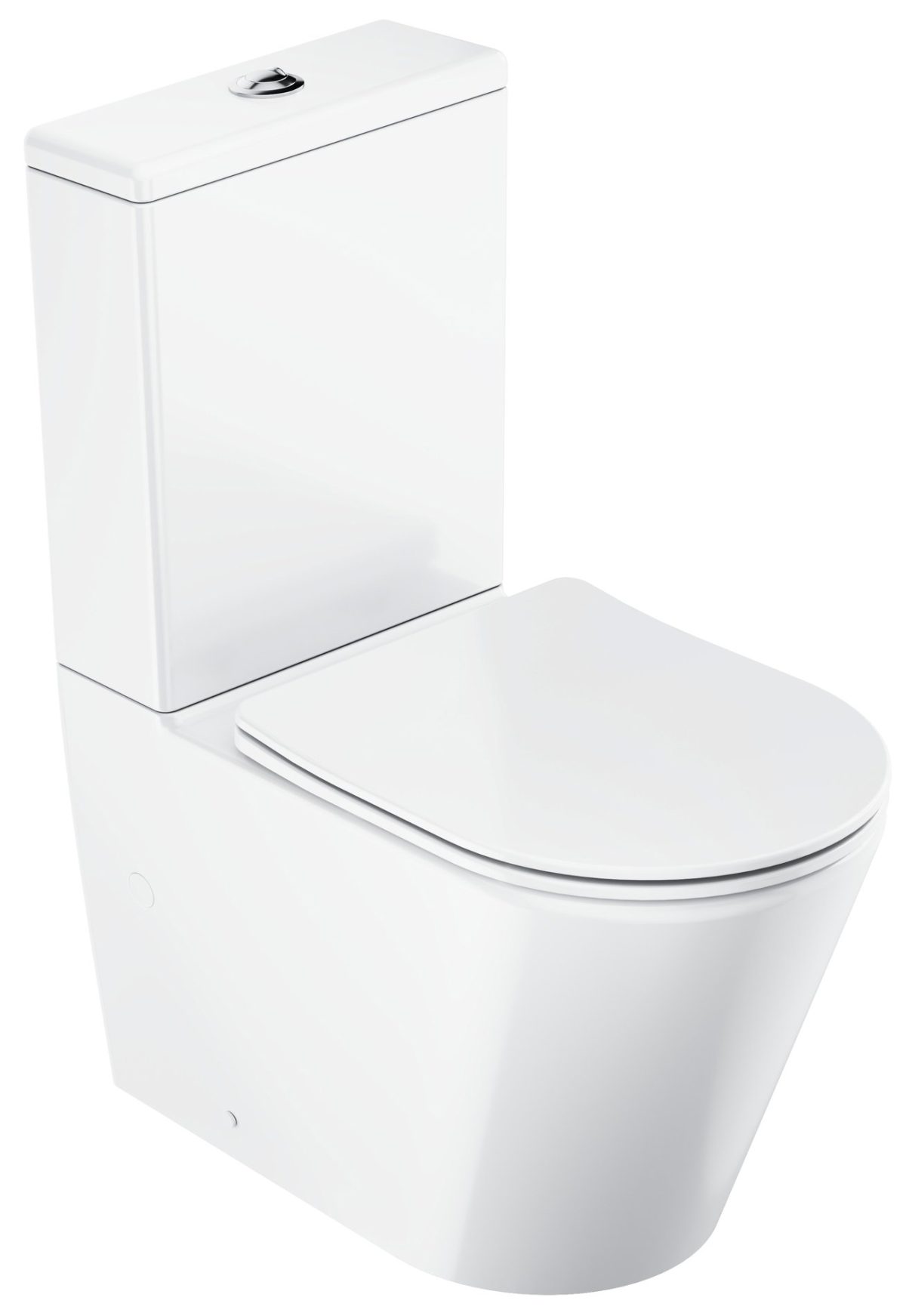 WC Elegant RimOff Kombi set, baltas - Image 2