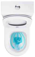 WC Elegant RimOff Kombi set, baltas - Image 3