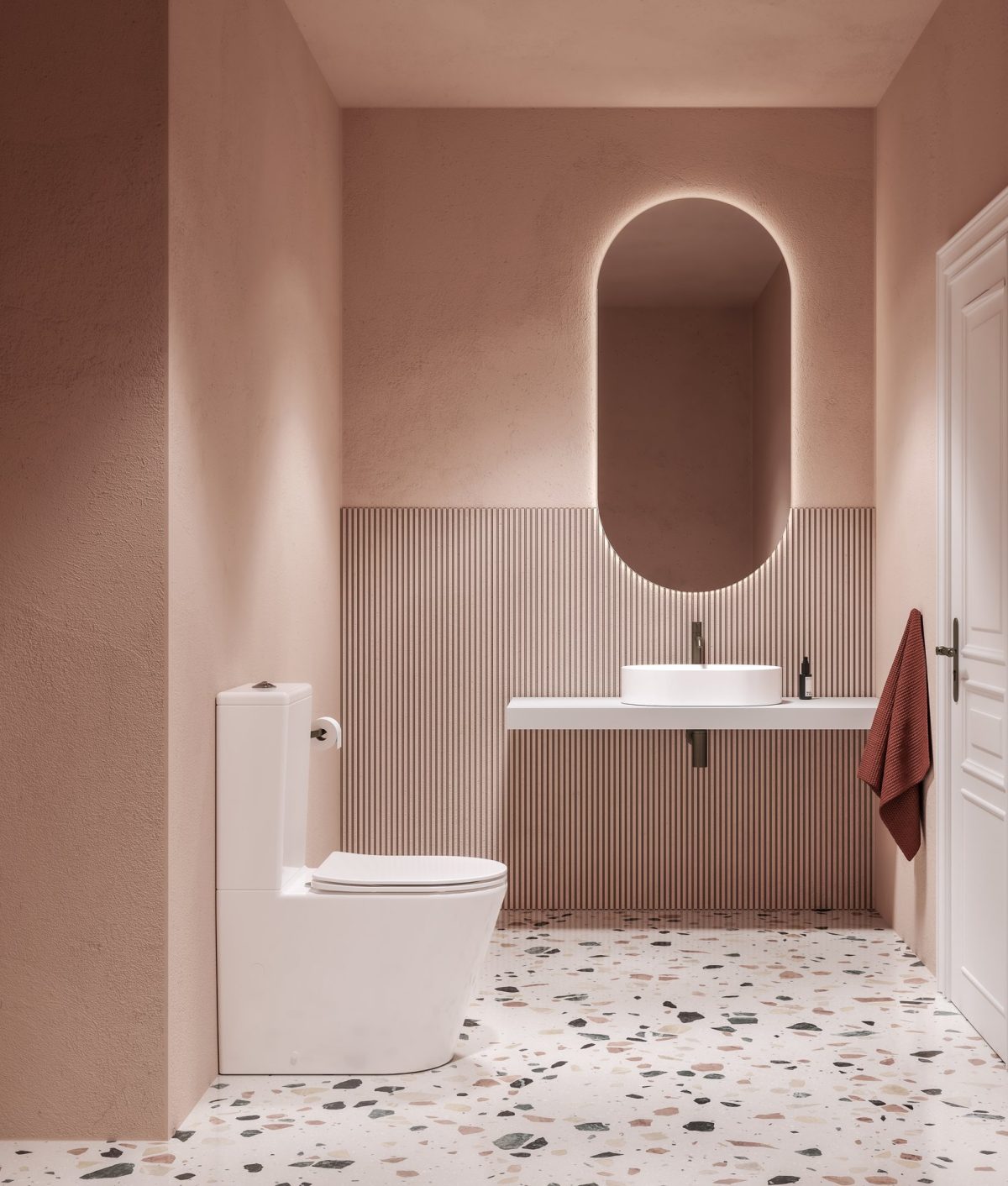 WC Elegant RimOff Kombi set, baltas - Image 6