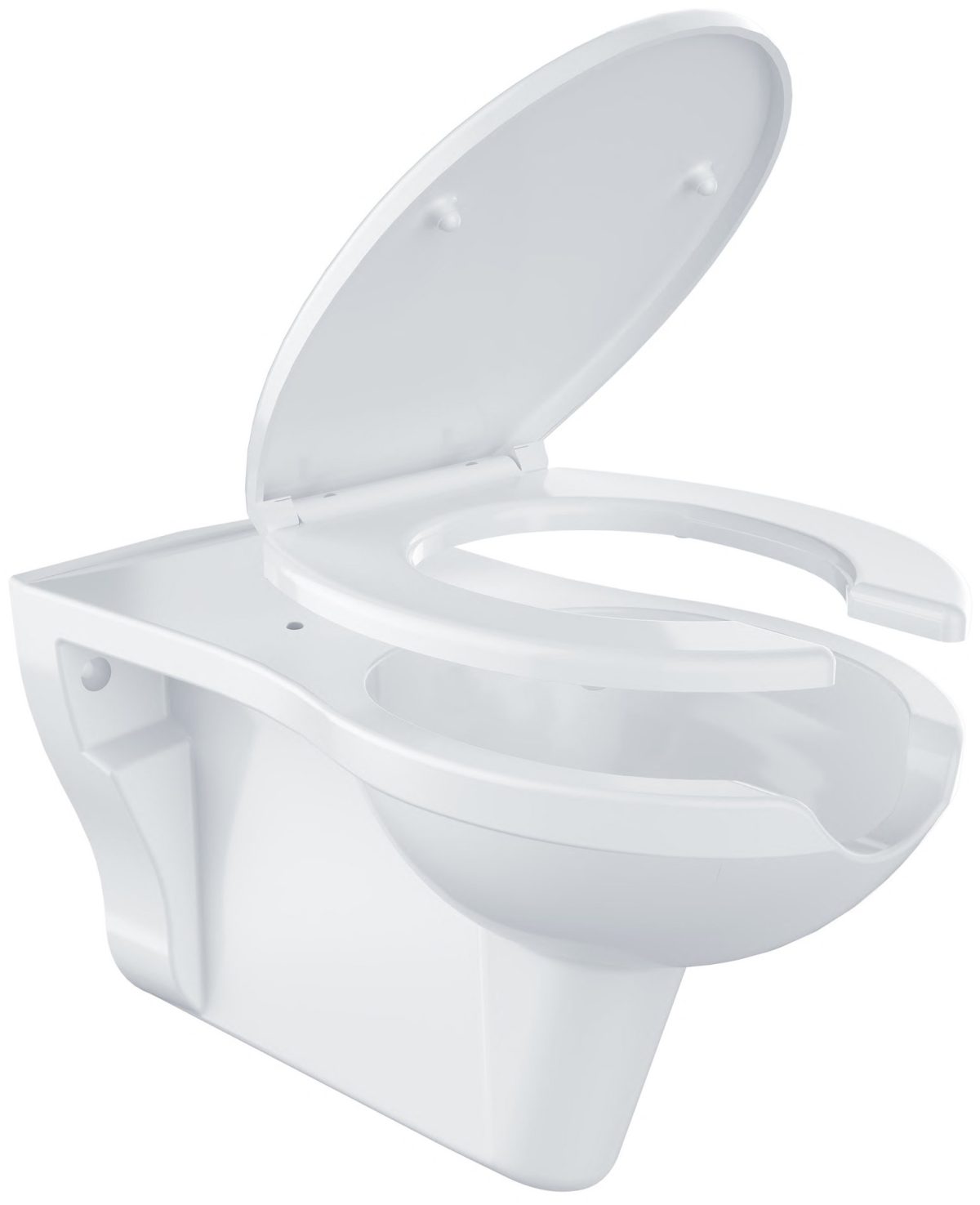 WC Safe Rim set, pakabinamas ant sienos, baltas - Image 5