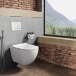 WC Uni Chrome RimOff set, pakabinamas, baltas