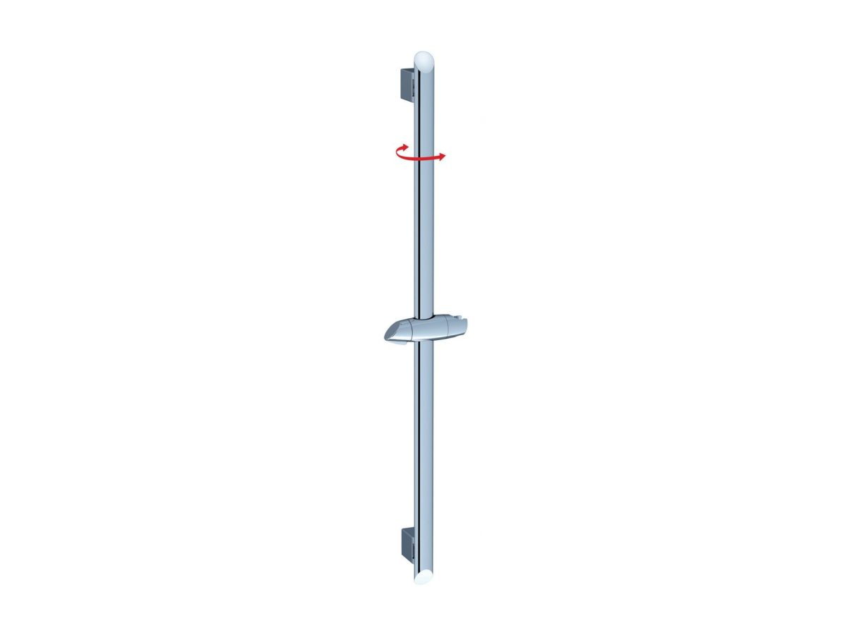 973.00 Dušo stovas su reguliuojamu laikikliu, 90 cm, chromas - Image 2