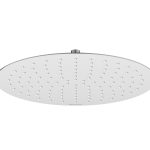 984.02CR Apvali dušo galvutė,, 400 mm, chrom