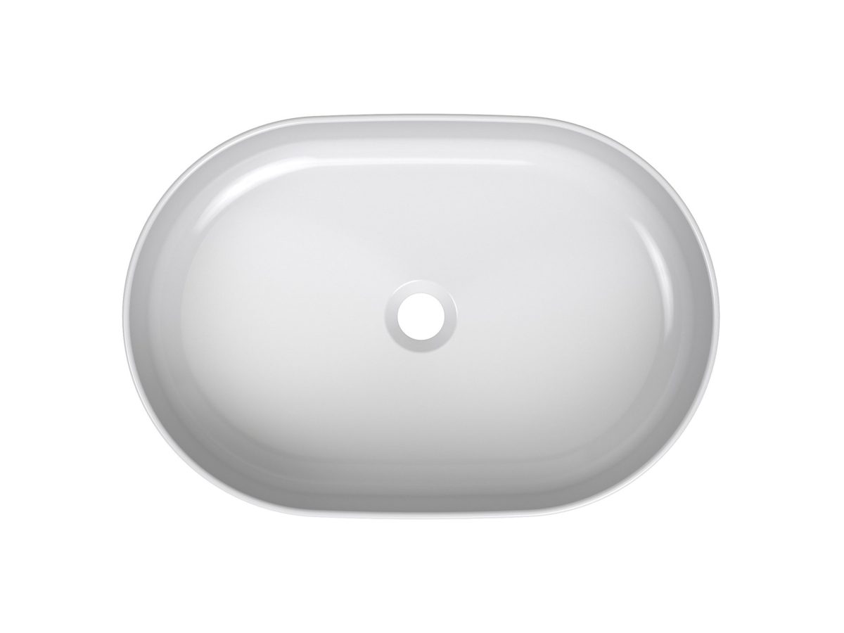 Keraminis praustuvas Zeta Slim 55 baltas - Image 4