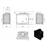 Židinys KRATKI Antek 10kw - Image 4